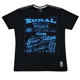 KORAL [Black Board Model] Tシャツ 黒 [ko-t-blackboard-16-bk]