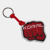 ACCESSORIES/KORAL キーホルダー Fist 赤