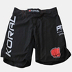 MEN/ファイトショーツ Fight Shorts/KORAL[Bermuda Pro Submission Model]ファイトショーツ  黒赤