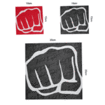 ACCESSORIES/KORAL 刺繍パッチ Style ３枚セット 黒赤 