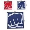 ACCESSORIES/KORAL 刺繍パッチ Style ３枚セット赤青 