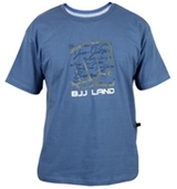 KORAL Tシャツ [Camiseta BJJ Land 2 Model] ジーンズブルー [ko-t-camiseta-bjj-land2-15-jeans]