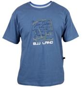 KORAL Tシャツ [Camiseta BJJ Land 2 Model] ジーンズブルー